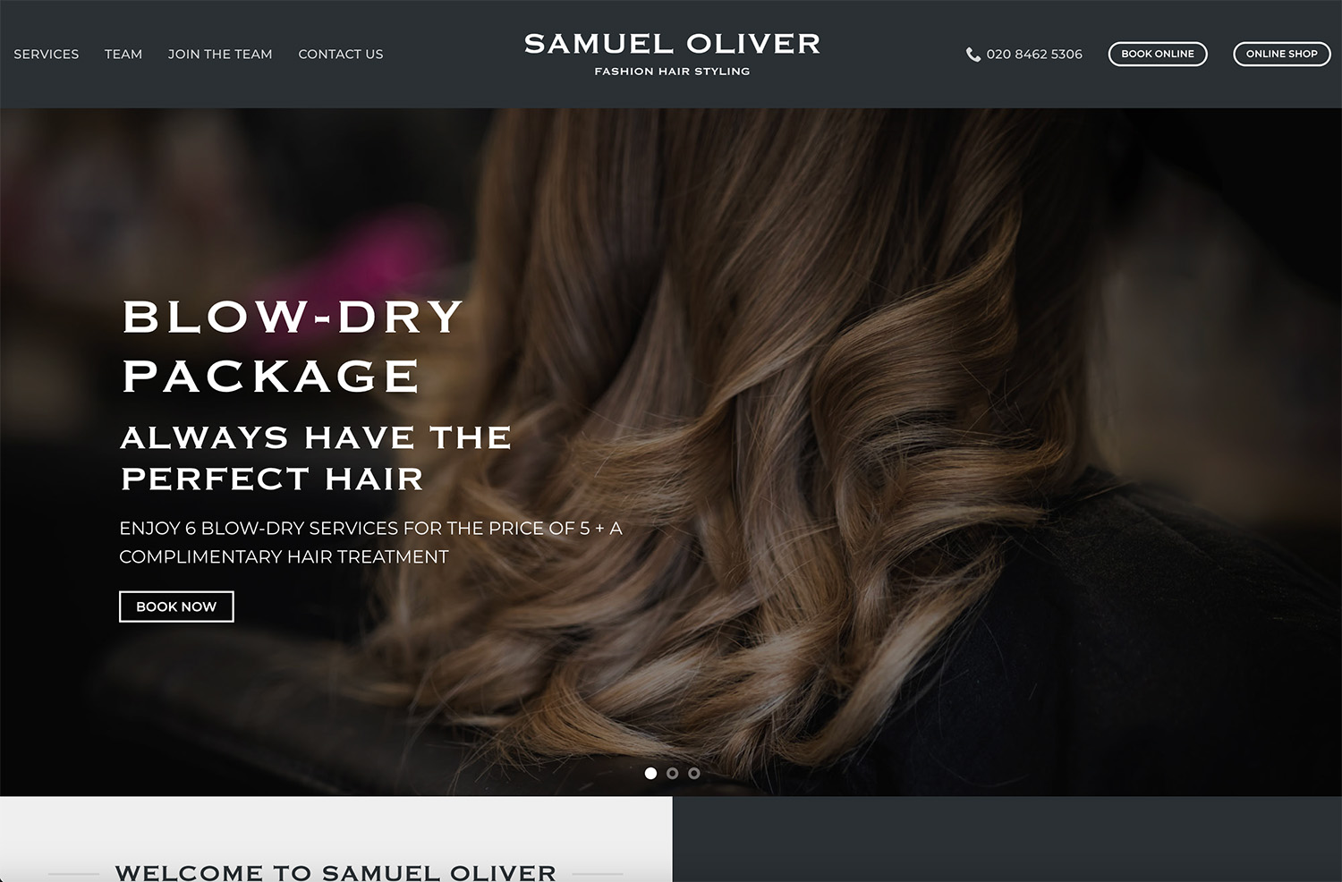 Hairdresser Web Designer Bromley